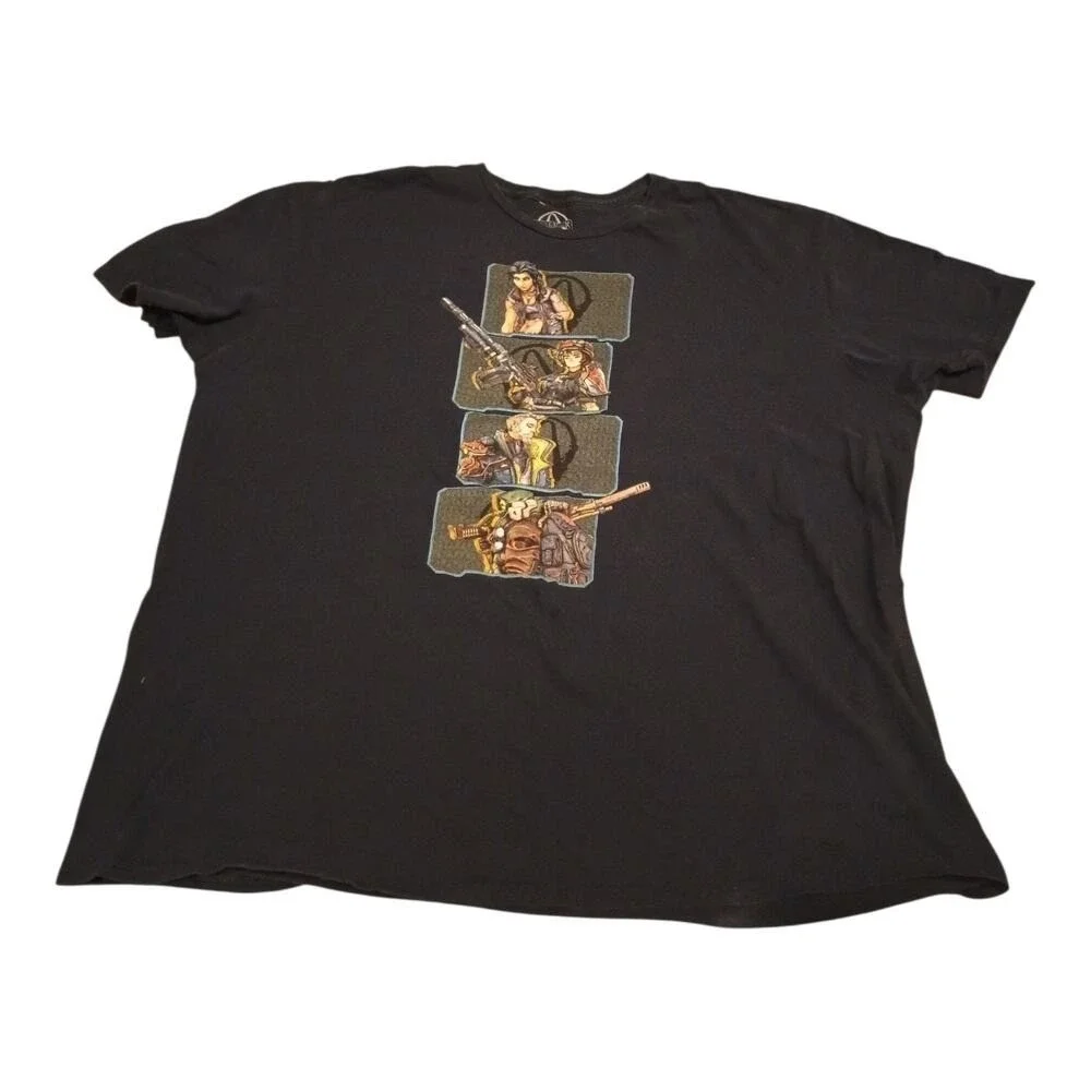 Borderlands 3 Men's Graphic Navy Blue Short Sleeve T-Shirt Size 2XL - Picture 2 of 6